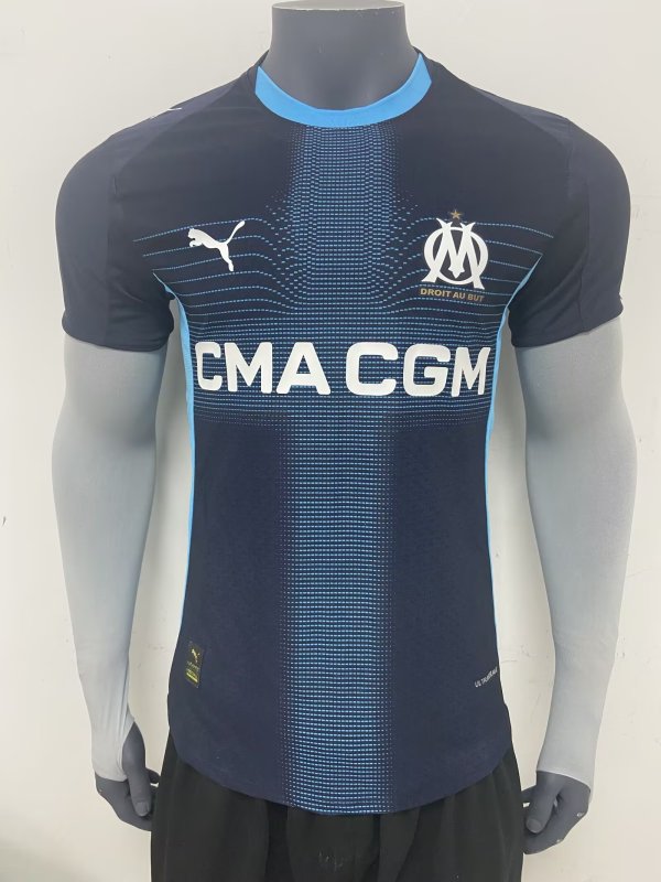 2025-2026 away Marseille Player version Soccer Jerseys