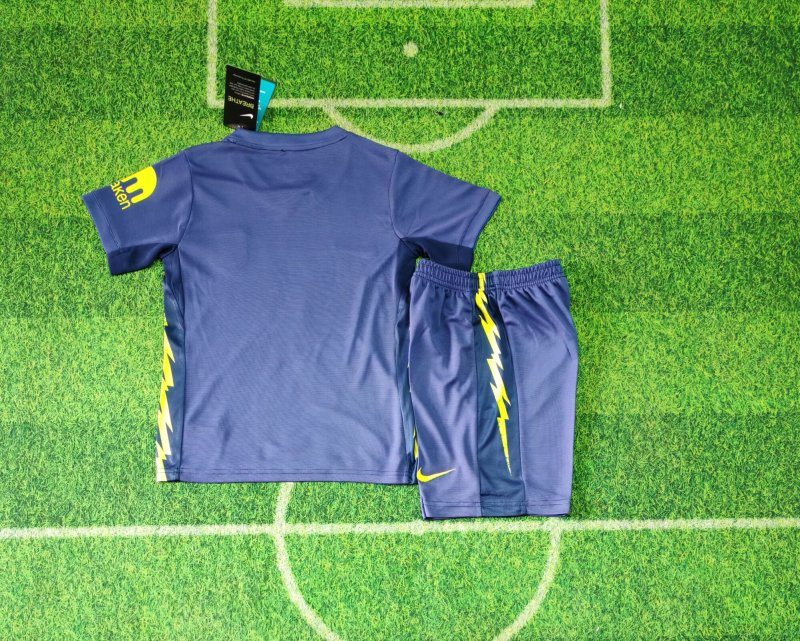 2025-2026 away kids Atletico Madrid Soccer Jerseys + free socks