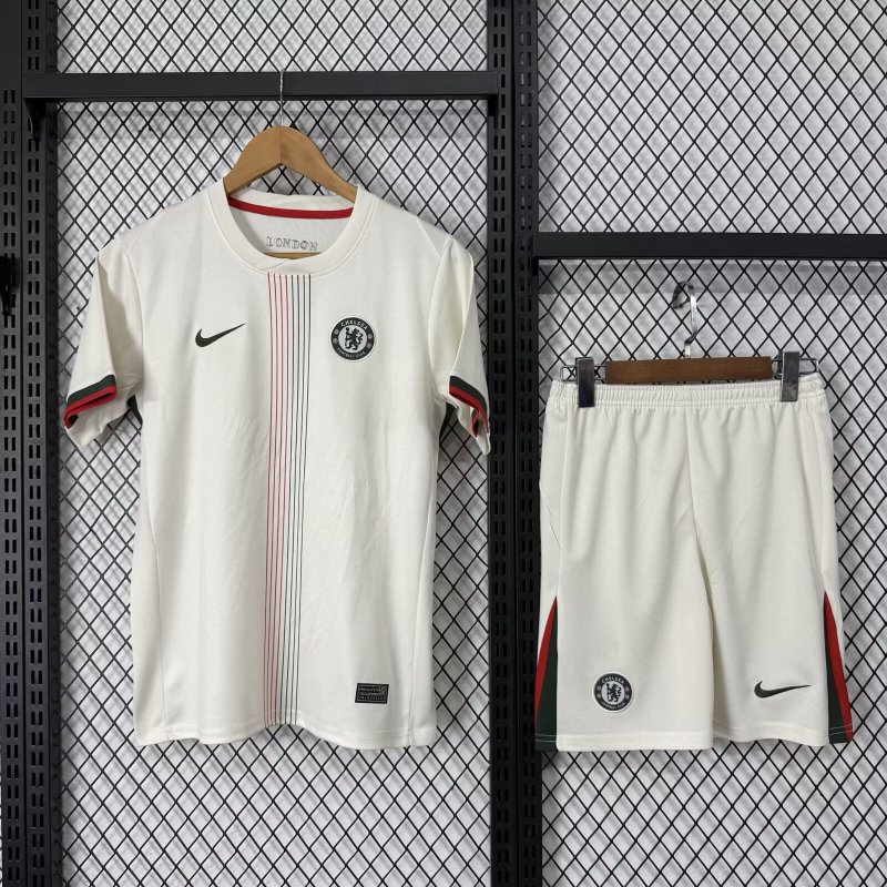 2025-2026 away kids Chelsea Soccer Jerseys + free socks