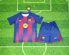 2025-2026 kids Barcelona home size 16-28 + free socks