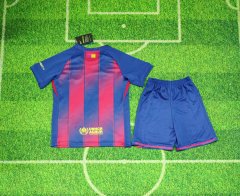 2025-2026 kids Barcelona home size 16-28 + free socks