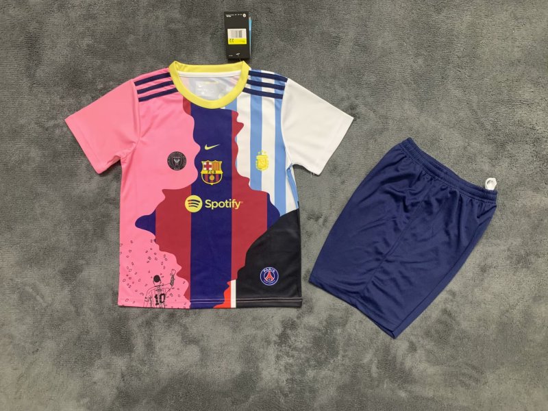 Messi #10 Commemorative Edition jersey kids + free socks
