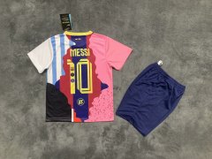 Messi #10 Commemorative Edition jersey kids + free socks