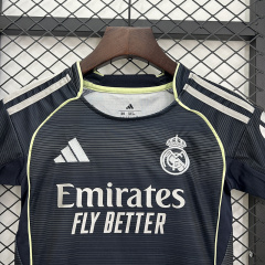 25/26 kids Real Madrid away size: 16-28 + free socks
