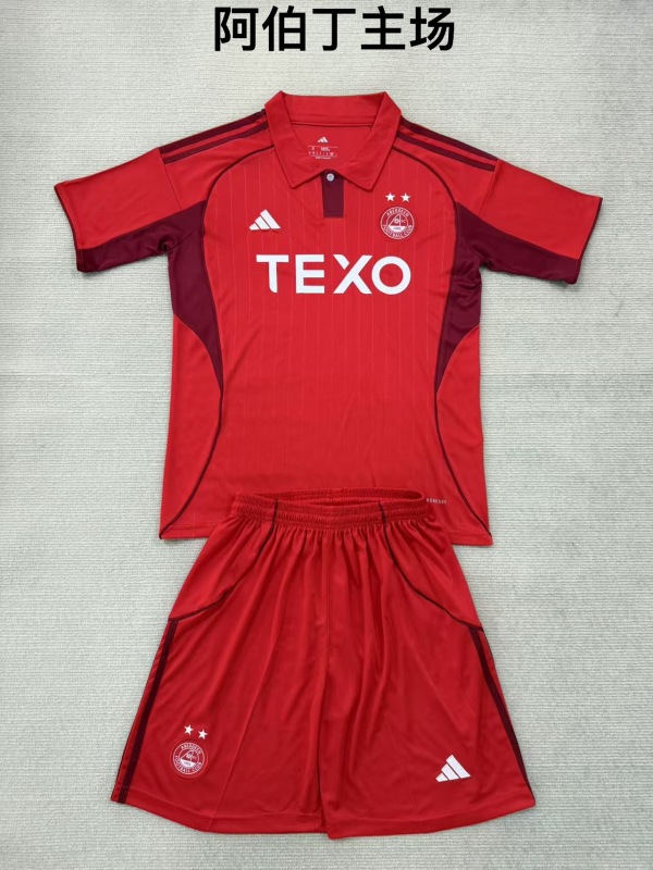 2025-2026  Aberdeen home jersey kids + free socks