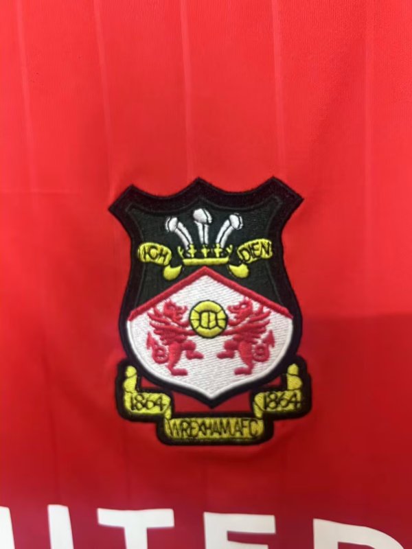 2025-2026 home Wrexham Soccer Jerseys S-4XL