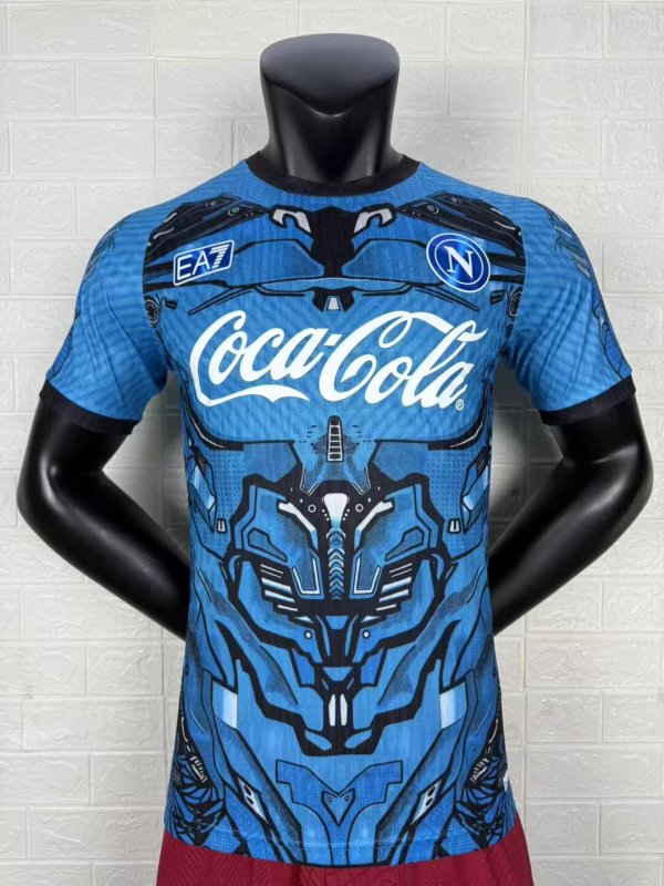 2025-2026 Pre-match Napoli Soccer Jerseys Player version