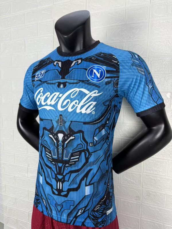2025-2026 Pre-match Napoli Soccer Jerseys Player version