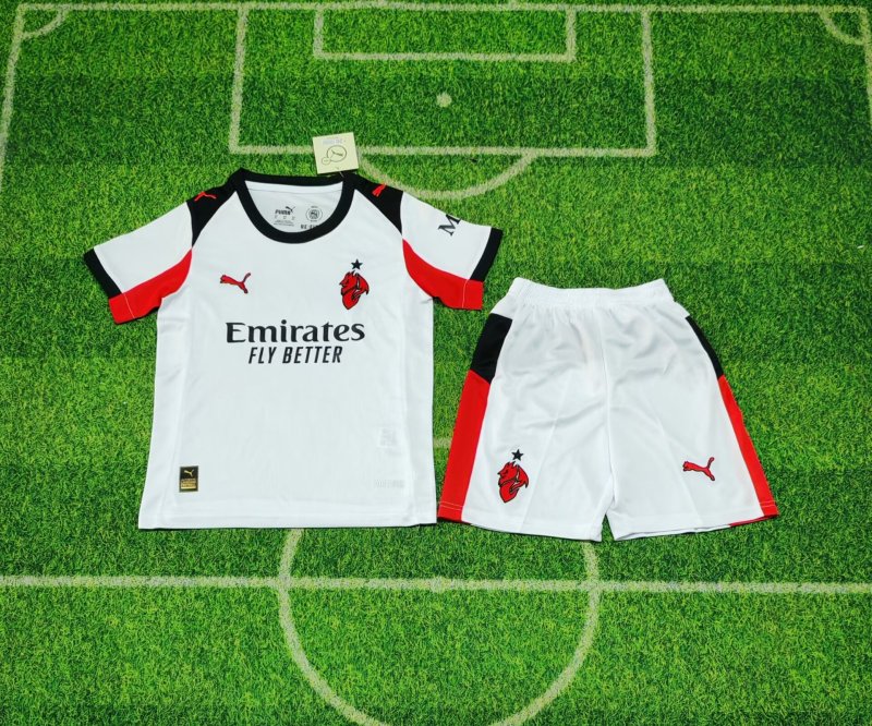 25/26 kids AC Milan away+ free socks