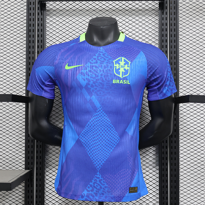 Brazil away Soccer Jersey 2025-2026 Player Version