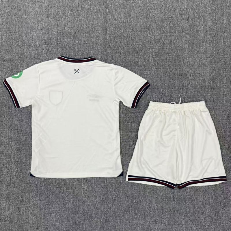 2025-2026 away West Ham United kids Soccer Jerseys + free socks