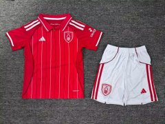 2025-2026 home Nottingham Forest kids Soccer Jerseys + free socks