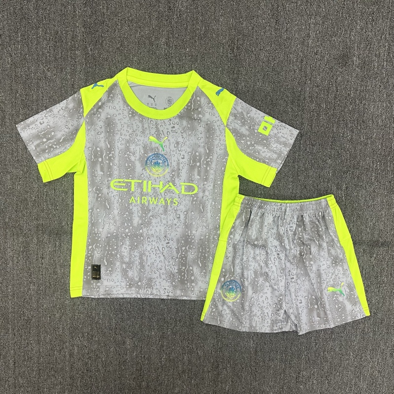 25/26 Manchester City third kids + free socks