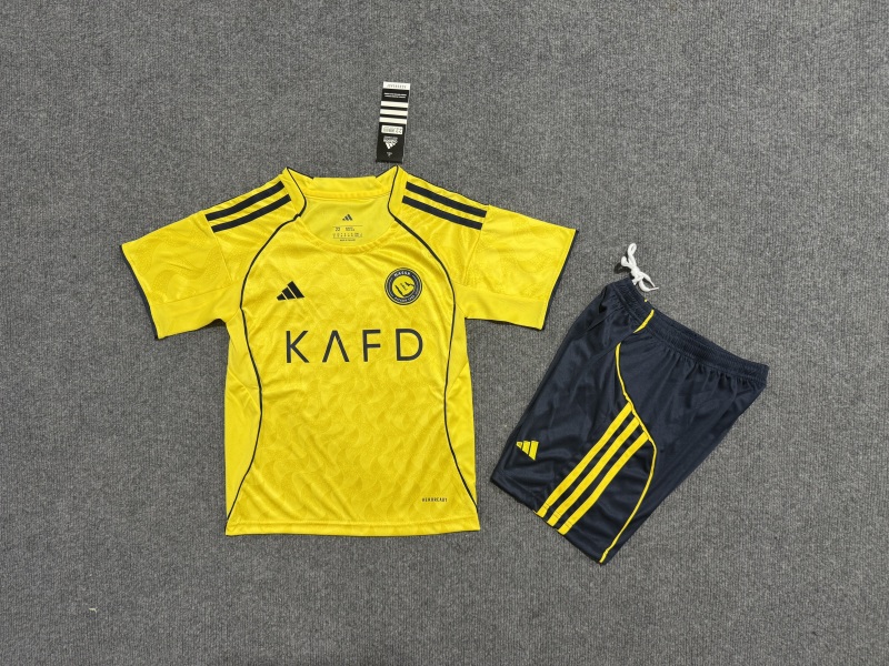 25/26 Al-Nassr home kids + free socks