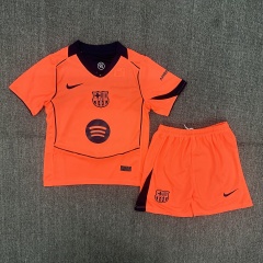 2025-2026 third kids Barcelona Soccer Jerseys + free socks