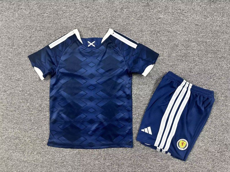 2026-2027 Scotland home Soccer Jersey kids free socks