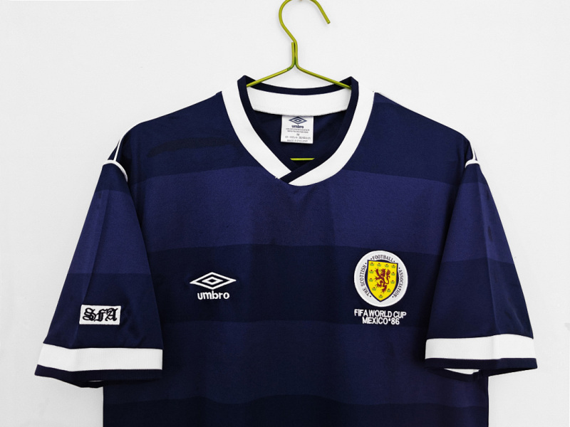 1987 home Retro Scotland Soccer Jerseys