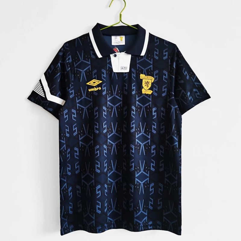 92-93 home Retro Scotland Soccer Jerseys