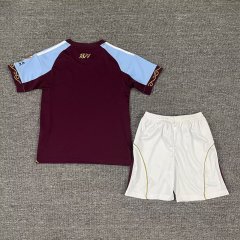 2025-2026 Aston Villa home jersey kids + free socks