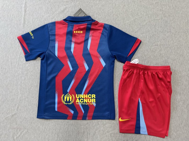 2025-2026 kids Barcelona 4th size 16-28 + free socks