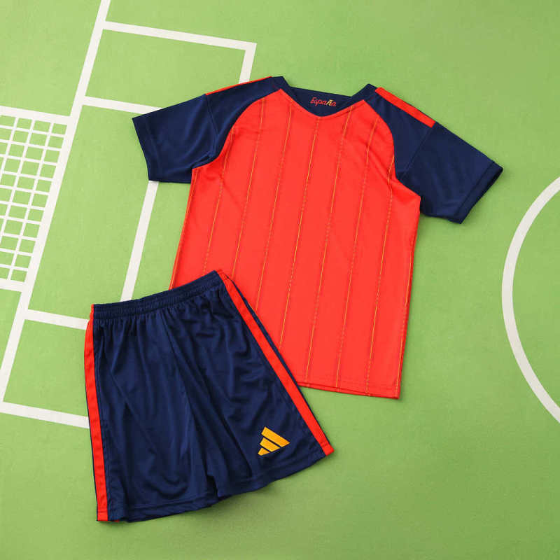 2026 FIFA World Cup Spain home Kids kit + free socks