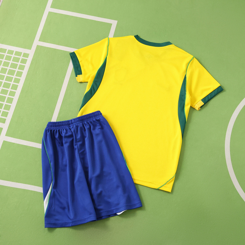 2026 FIFA World Cup Brazil home Kids kit + free socks