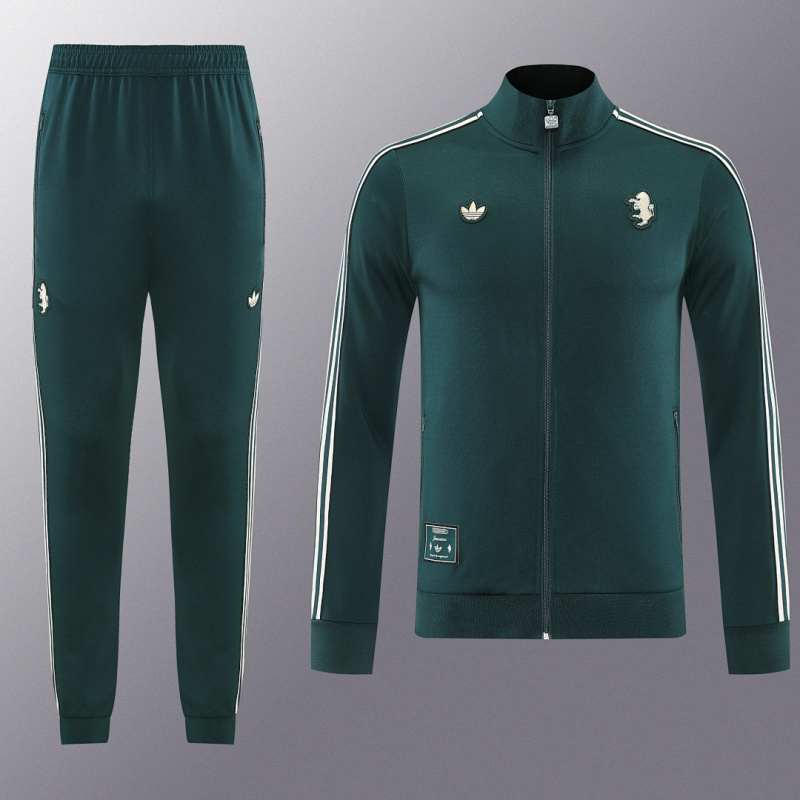 2025-2026 Juventus Dark Green Kit jacket suit