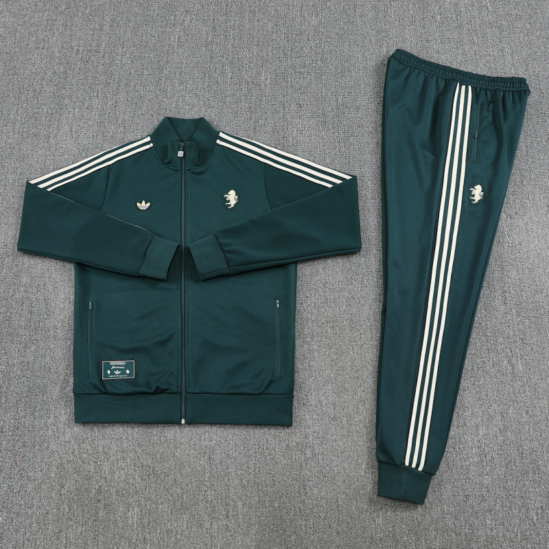 2025-2026 Juventus Dark Green Kit jacket suit