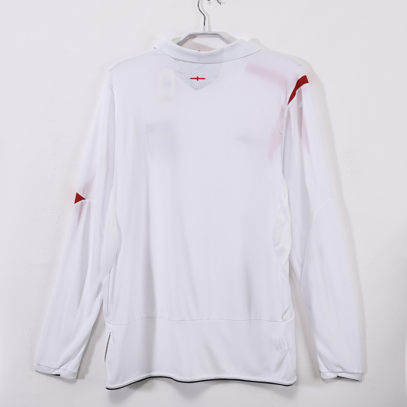 2006 home Long sleeves England RETRO Fan version