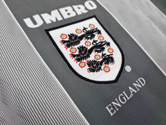 1996 away Long sleeves England RETRO Fan version