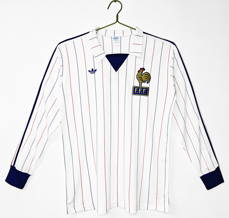 1980 away Long sleeves France RETRO Fan version