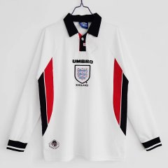 1998 home Long sleeves England RETRO Fan version