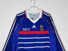 1998 home Long sleeves France RETRO Fan version