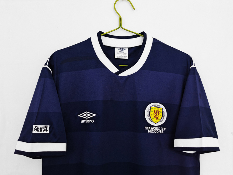 1987 home Scotland retro Fan version