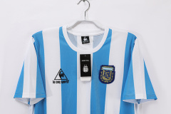 1986 home Argentina retro Fan version