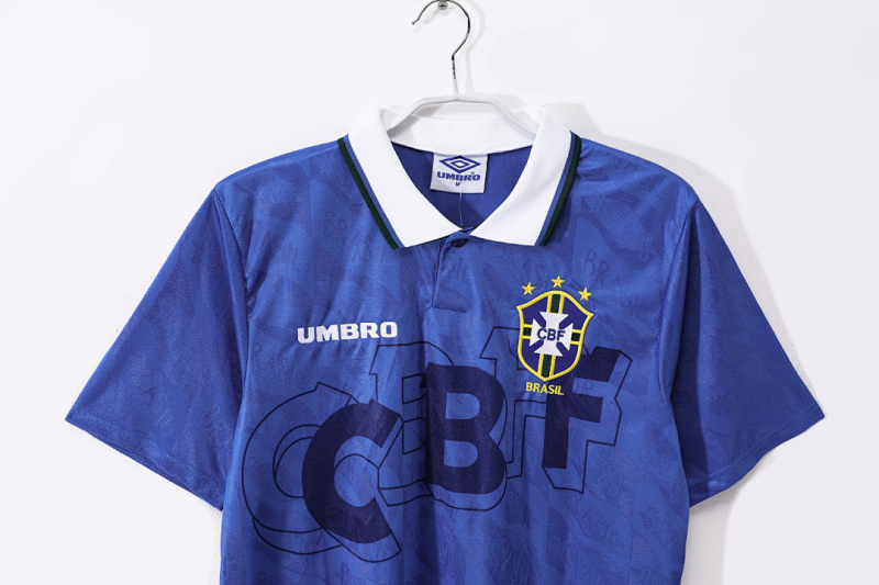1993 away Brazil retro Fan version
