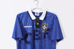 1993 away Brazil retro Fan version