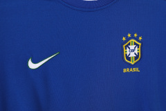 1998 away Long sleeves Brazil retro Fan version