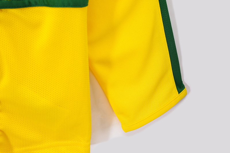 2002 home Long sleeves Brazil retro Fan version