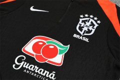 2025 Brazil Half zip training suit set