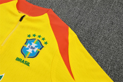 2025 Brazil Half zip training suit set