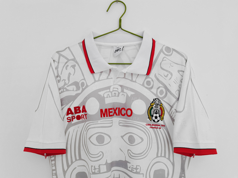 1998 away Mexico retro Fan version