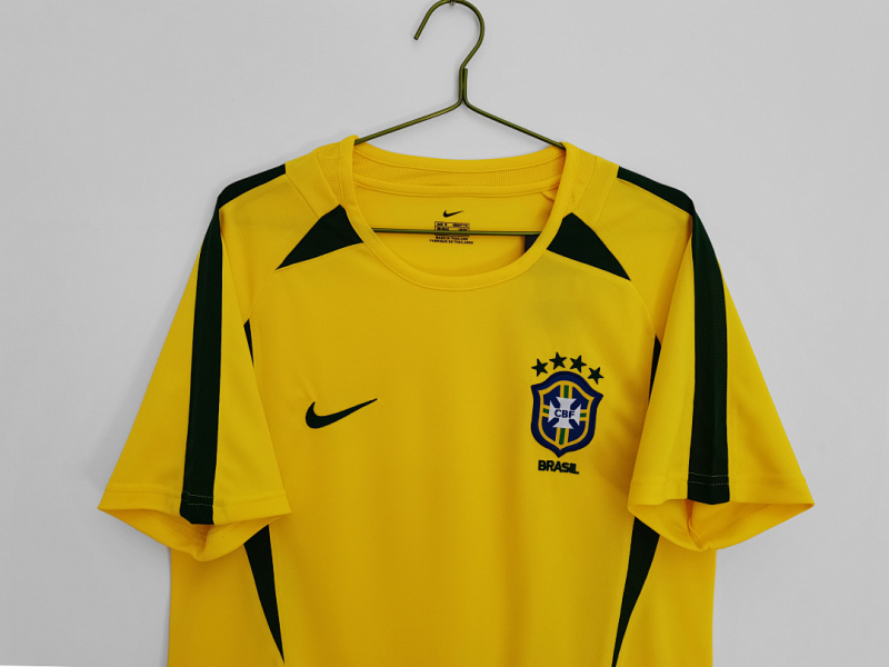 2002 home Brazil retro Fan version