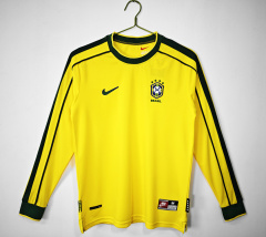 1998 home Long sleeves Brazil retro Fan version