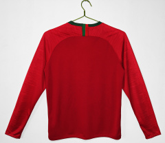 2018 home Long sleeves Portugal retro Fan version