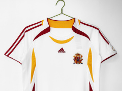 2006 away Spain retro Fan version