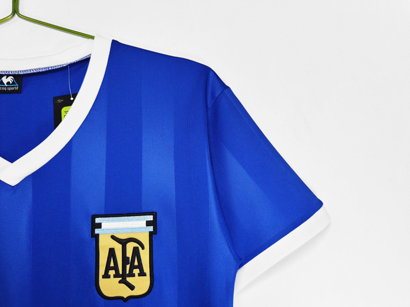 1986 away Argentina retro Fan version