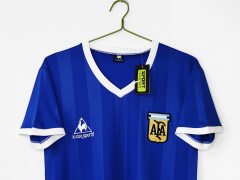 1986 away Argentina retro Fan version