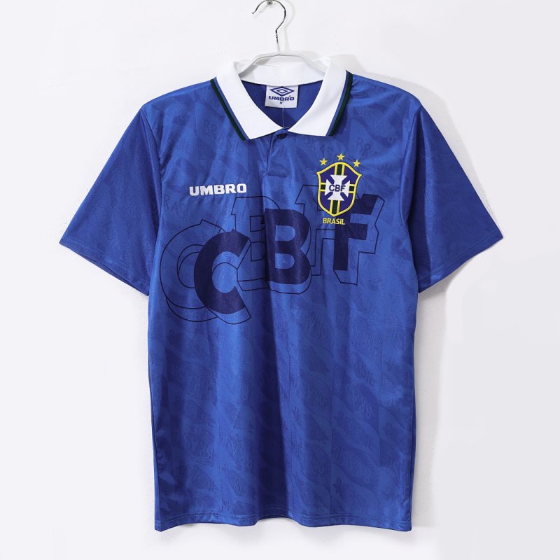 1993 away Brazil retro Fan version