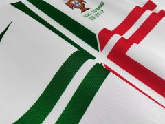 2012 away Long sleeves Portugal retro Fan version
